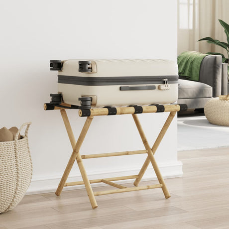 Vidaxx foldbar bagagebærer 62x42x50,5 cm bambus