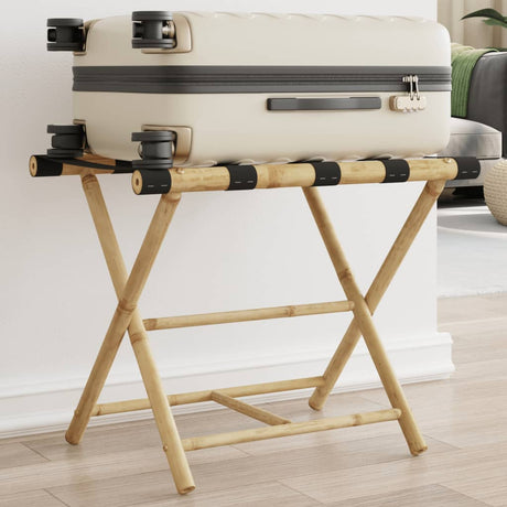 Vidaxx foldbar bagagebærer 62x42x50,5 cm bambus