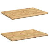 VidaXL bademåtter 2 stk 50x35 cm bambus