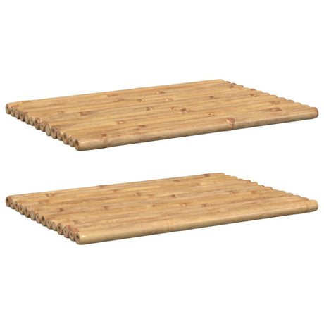 Vidaxx bademåtter 2 stk 70x50 cm bambus