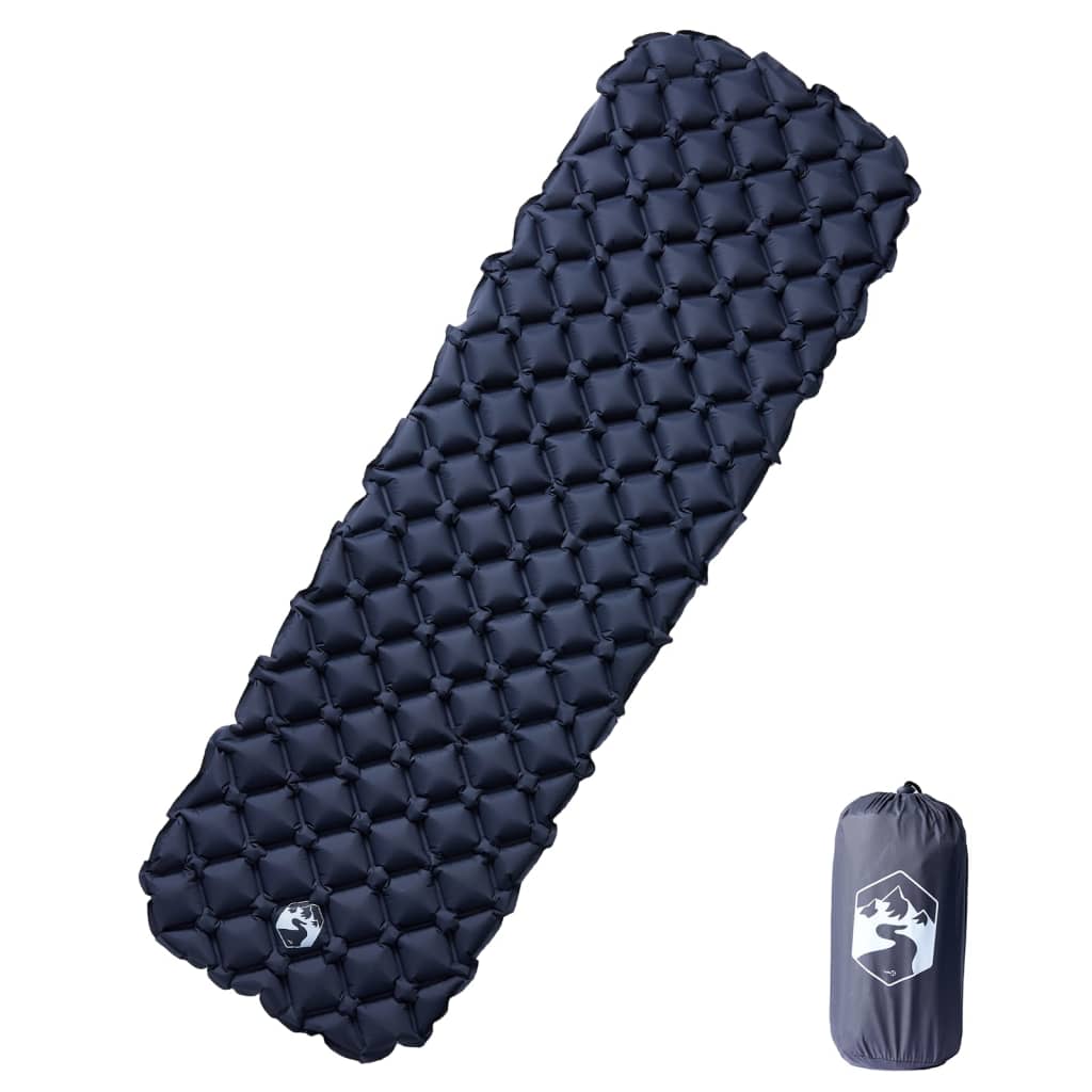 Vidaxx oppustelig campingmadras 190x58x6 cm 1-personers grå