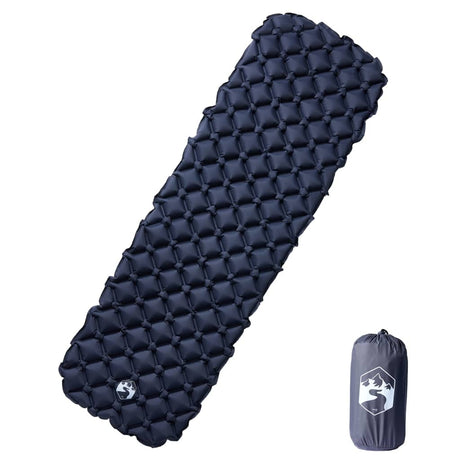 Vidaxx oppustelig campingmadras 190x58x6 cm 1-personers grå