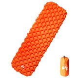 Vidaxx oppustelig campingmadras 190x58x6 cm 1-personers orange
