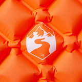 Vidaxx oppustelig campingmadras 190x58x6 cm 1-personers orange