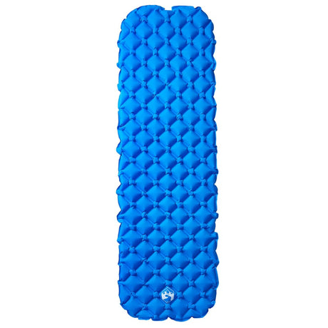 Vidaxx oppustelig campingmadras 190x58x6 cm 1-personers blå