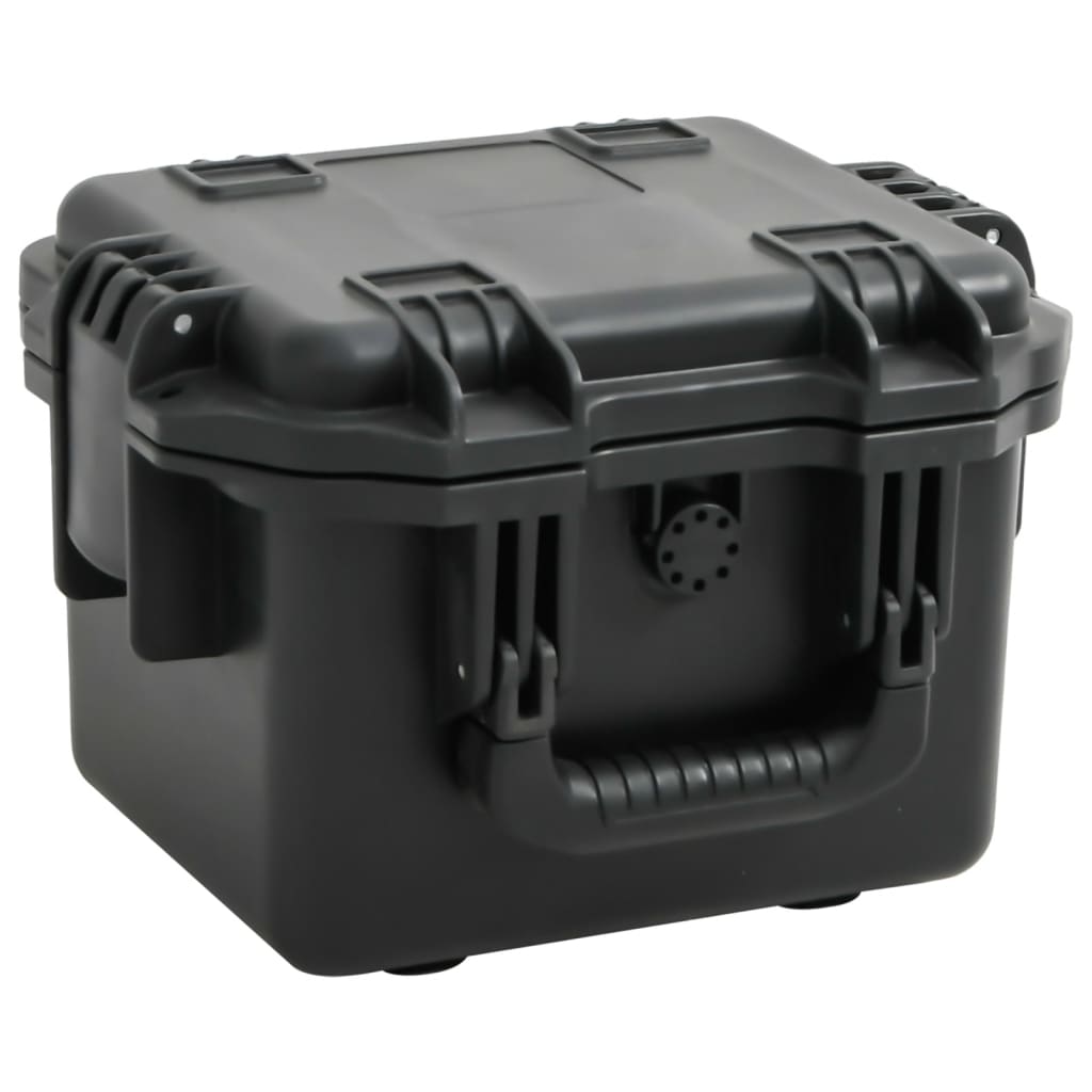VidaXL flightcase bærbar 30x24,5x20 cm pp sort