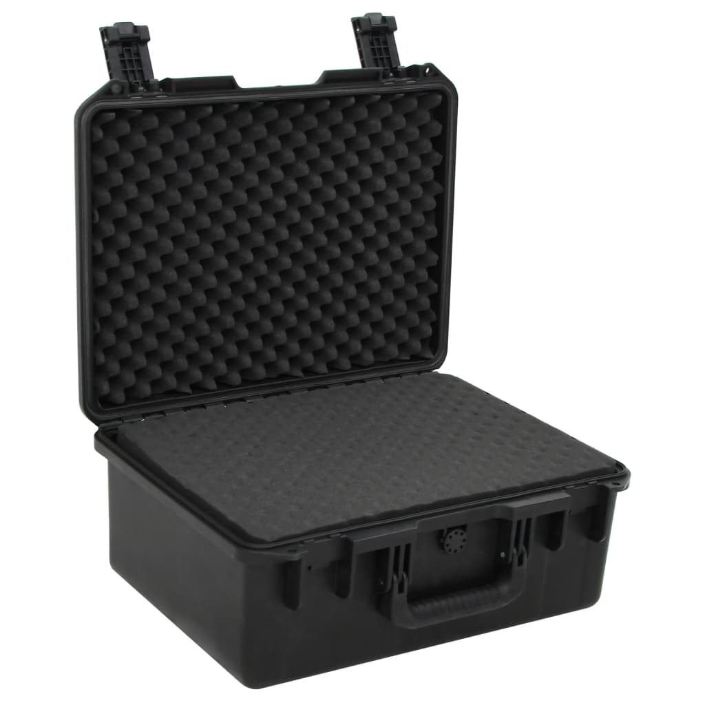 VidaXL flightcase bærbar 49x38x23 cm pp sort