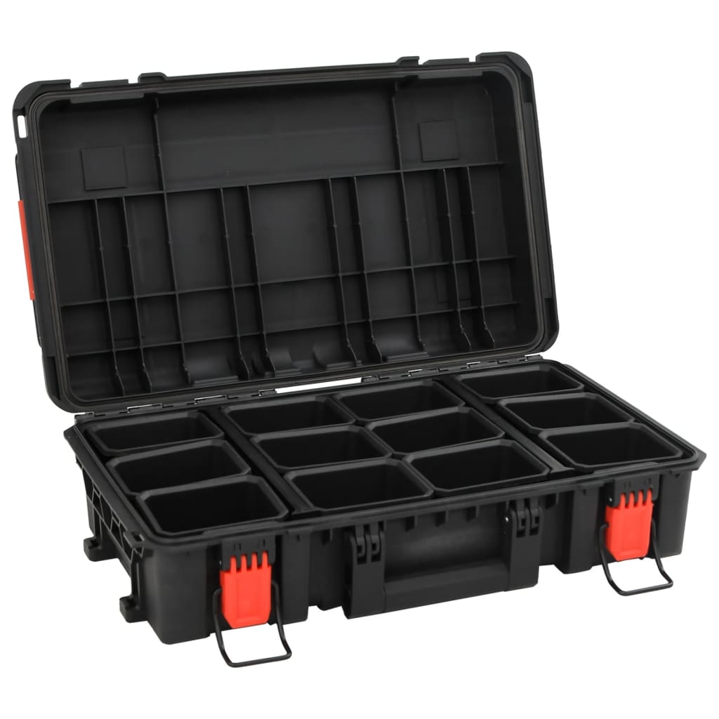 Vidaxx flightcase bærbar 56,5x34x16 cm pp sort