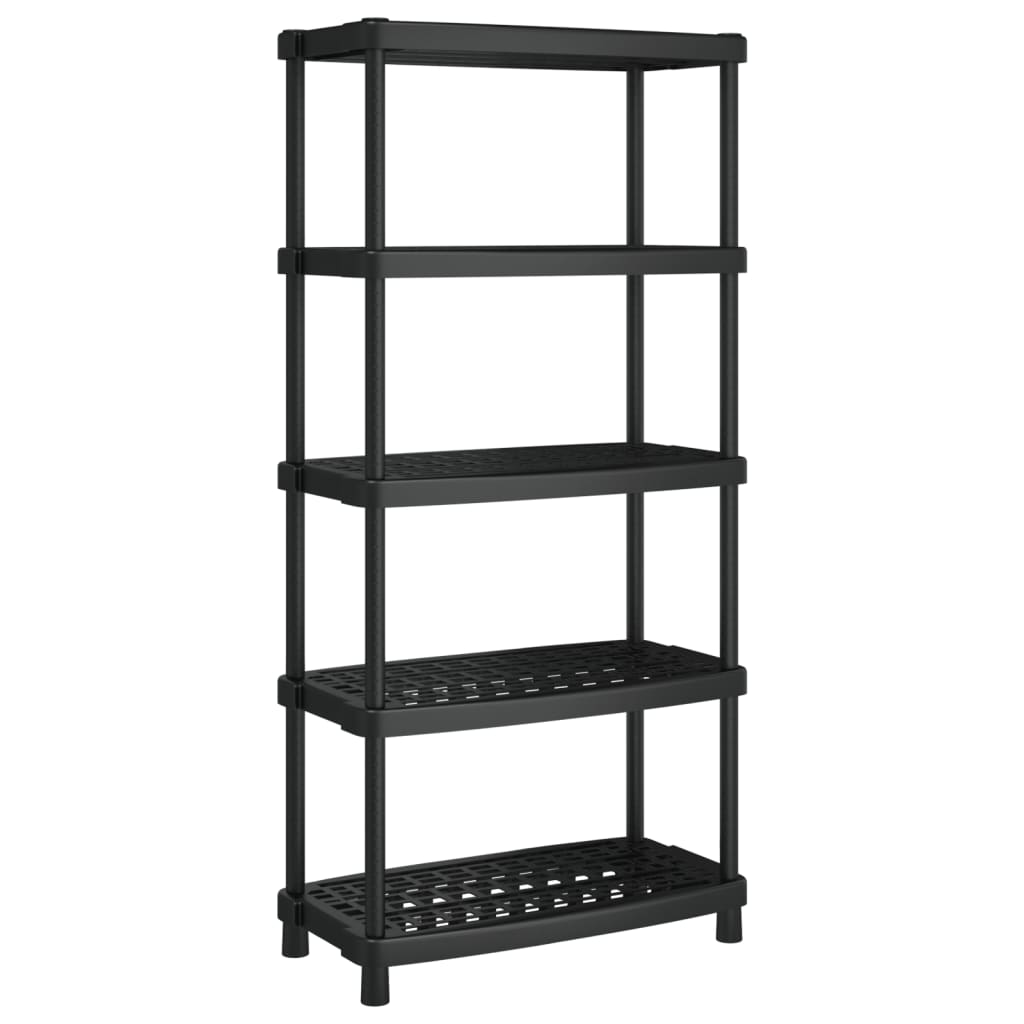 Vidaxx opbevaringsstativ 5-lags 93,5x45,5x194,5 cm polypropylen sort