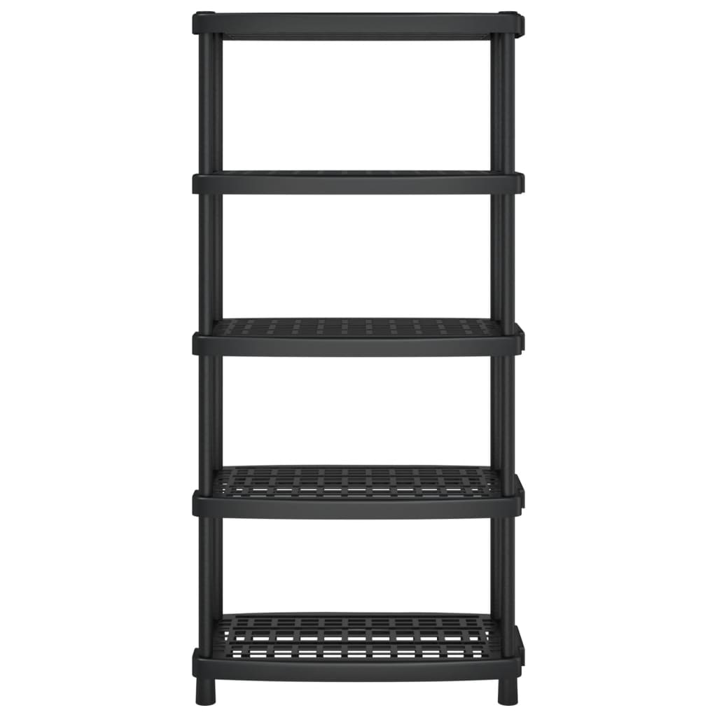 Vidaxx opbevaringsstativ 5-lags 93,5x45,5x194,5 cm polypropylen sort