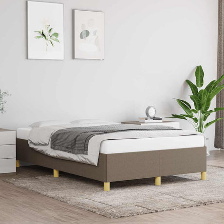 Vidaxl bedframe zonder matras 120x190 cm stof taupe