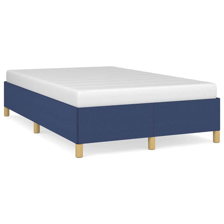 Vidaxl bedframe zonder matras 120x190 cm stof blauw