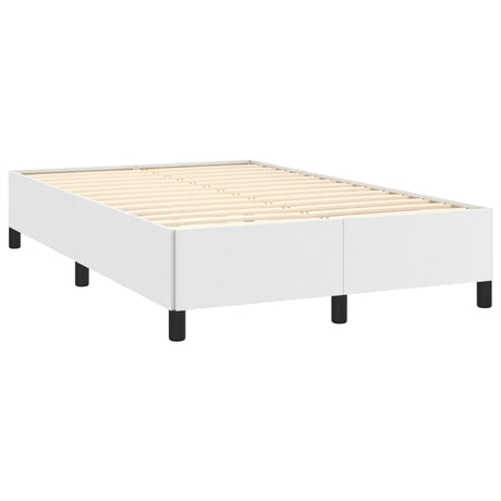 Vidaxl bedframe zonder matras 120x190 cm kunstleer wit