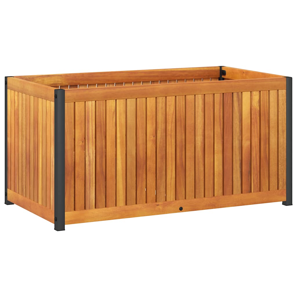 Vidaxx plantekasse 85x45x44 cm massivt akacietræ og stål