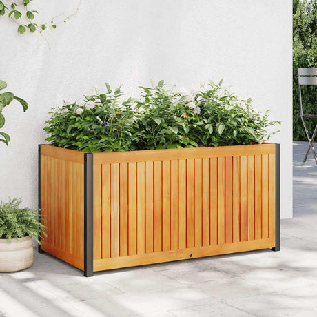 Vidaxx plantekasse 85x45x44 cm massivt akacietræ og stål