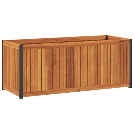 Vidaxx plantekasse 110x45x44 cm massivt akacietræ og stål