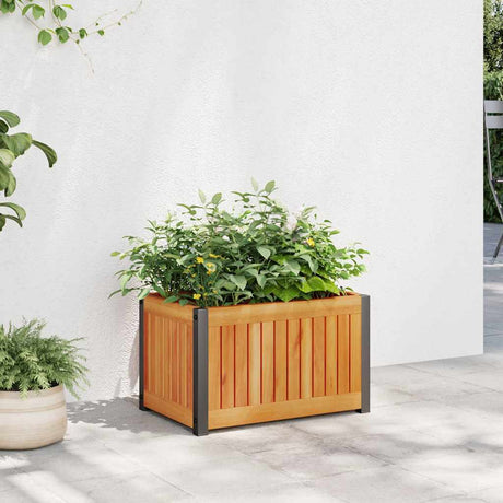 Vidaxx plantekasse 45x30x27,5 cm massivt akacietræ og stål