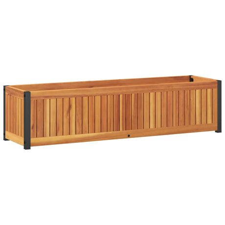 Vidaxx plantekasse 110x30x27,5 cm massivt akacietræ og stål