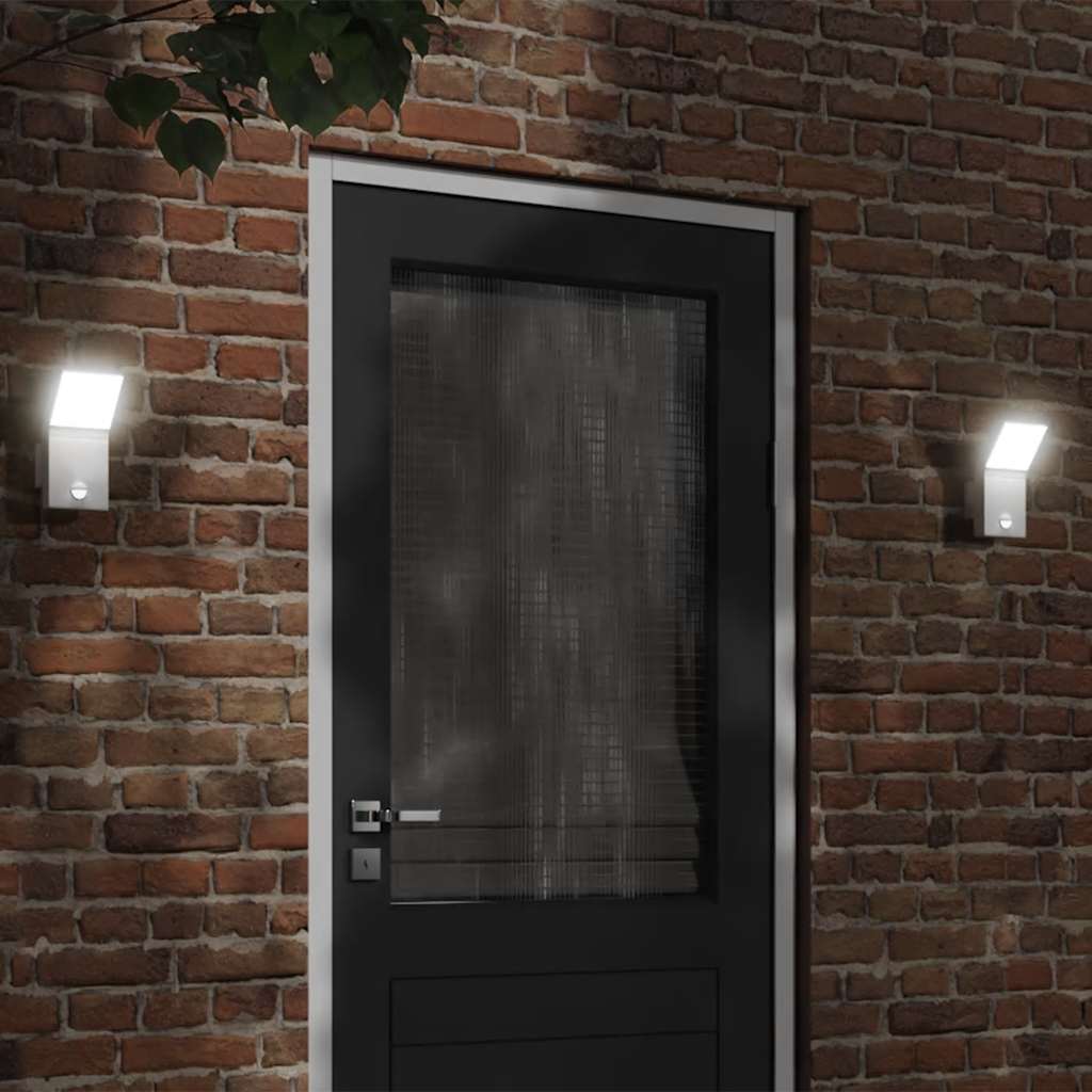 Vidaxx udendørs væglampe LED med sensorer støbt aluminium hvid