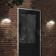 VidaXL udendørs væglamper 2 stk LED støbt alu hvid