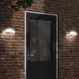 Vidaxx udendørs væglampe LED med sensorer støbt aluminium hvid