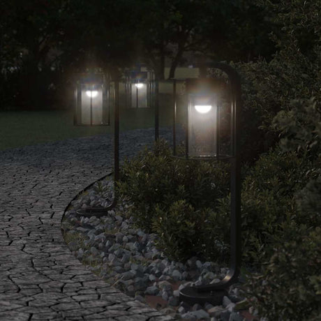 Vidaxx udendørs gulvlampe 3 stk 60 cm rustfrit stål sort