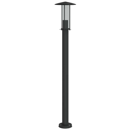 Vidaxx udendørs gulvlampe 100 cm rustfrit stål sort