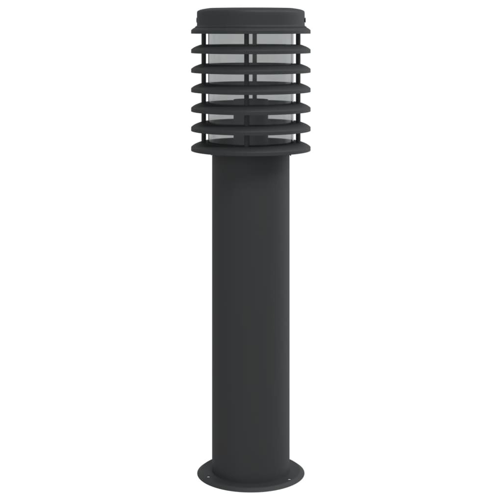 Vidaxx udendørs gulvlampe 60 cm rustfrit stål sort