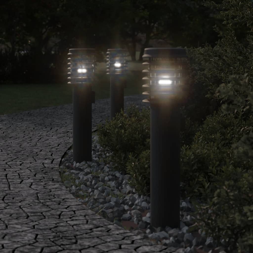 Vidaxx udendørs gulvlampe 60 cm rustfrit stål sort