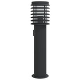 Vidaxx udendørs gulvlampe med fatning 60 cm rustfrit stål sort