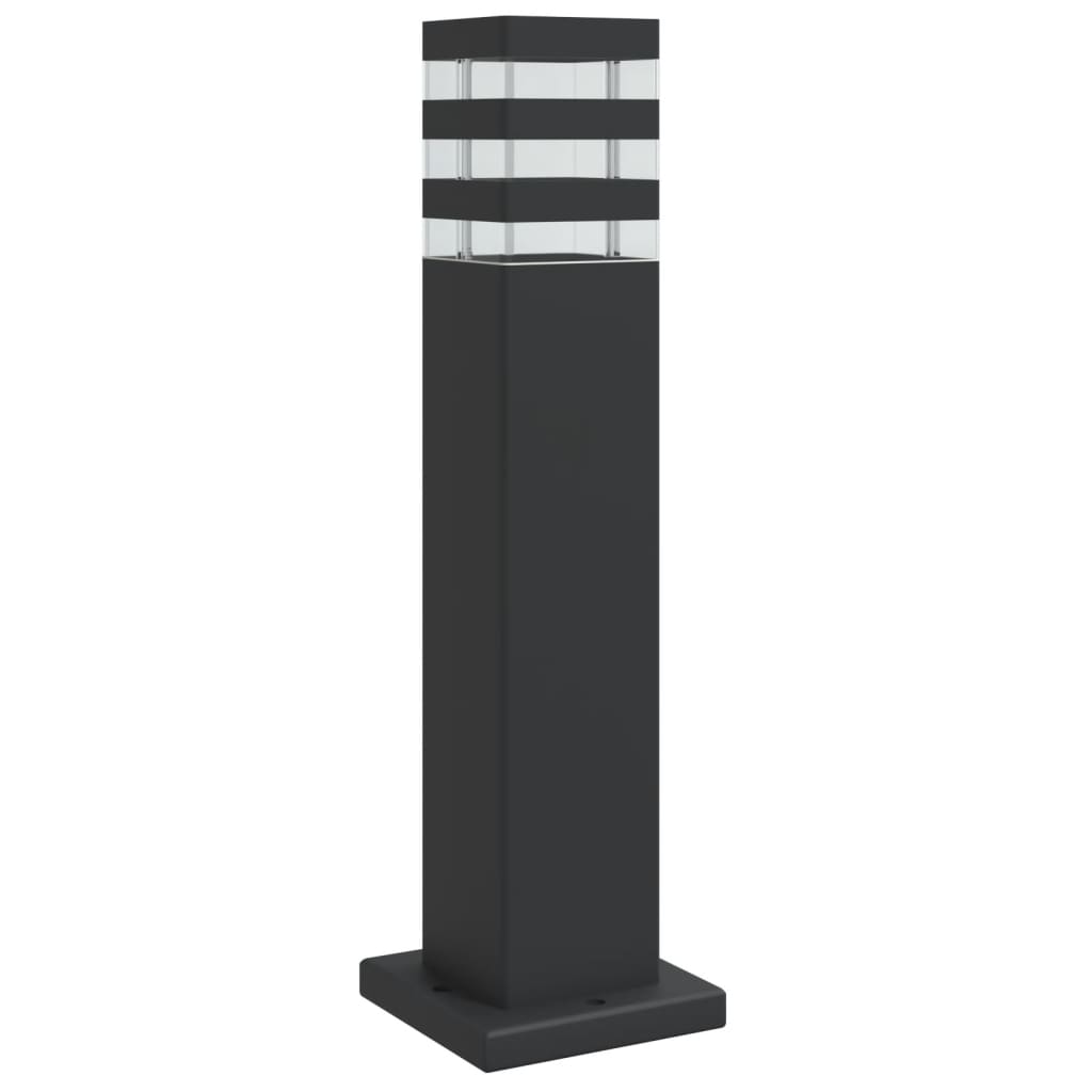 Vidaxx udendørs gulvlamper 50 cm aluminium sort