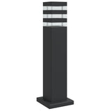 Vidaxx udendørs gulvlamper 50 cm aluminium sort