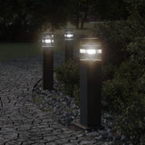 Vidaxx udendørs gulvlamper 50 cm aluminium sort
