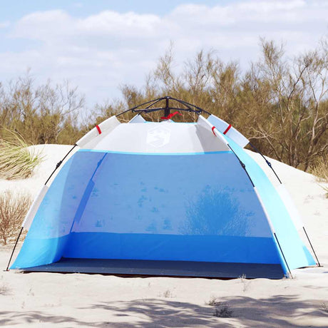 VidaXL strandtelt 2-personers vandtæt quick release azurblå