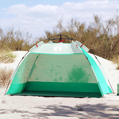 VidaXL strandtelt 2-personers vandtæt quick release havgrønt