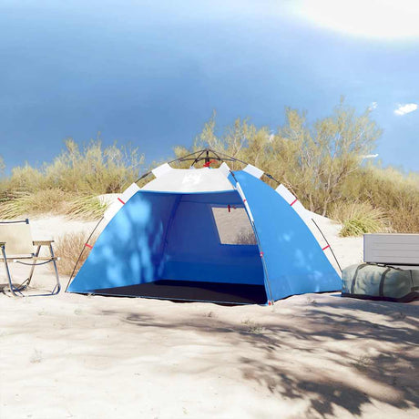 VidaXL strandtelt 2-personers vandtæt quick release azurblå