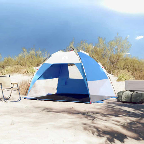 VidaXL strandtelt 2-personers vandtæt quick release azurblå