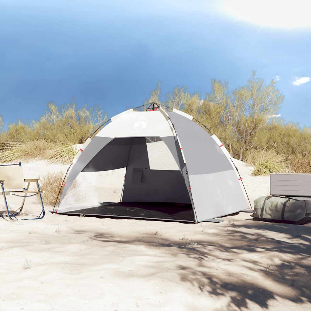 Vidaxl strandtelt 2-personers vandtæt quick release grå