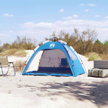 VidaXL strandtelt 2-personers vandtæt quick release azurblå