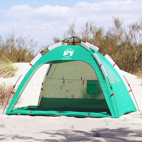 VidaXL strandtelt 2-personers vandtæt quick release havgrønt