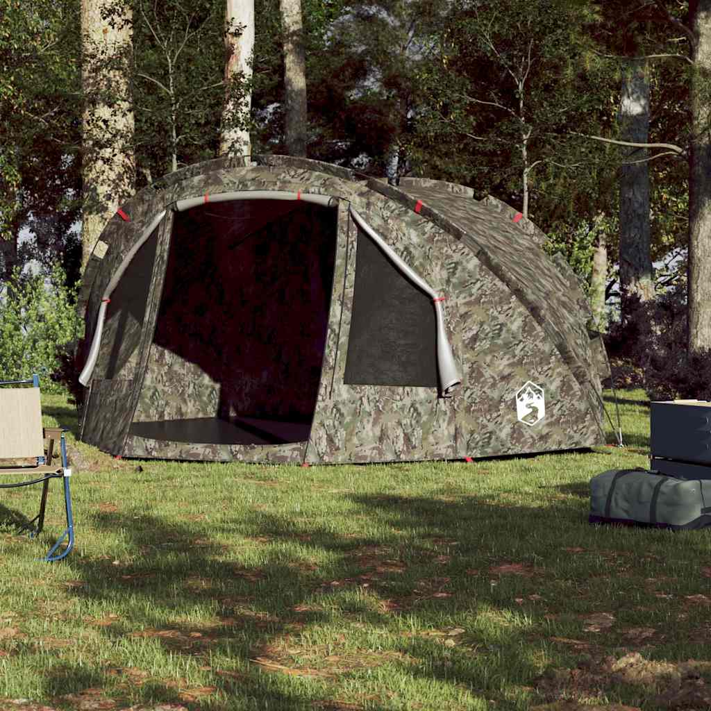 VidaXL fisketelt 4-personers vandtæt camouflage