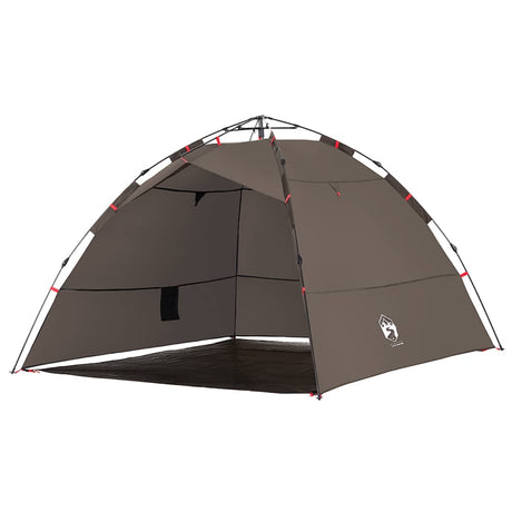 VidaXL telt 4-personers quick release brun