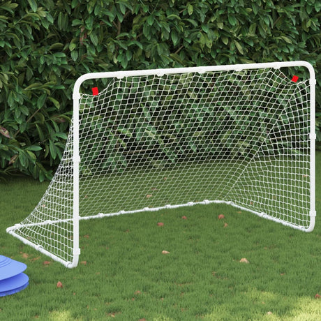 Vidaxx fodboldmål hvid 122x81x81 cm stål