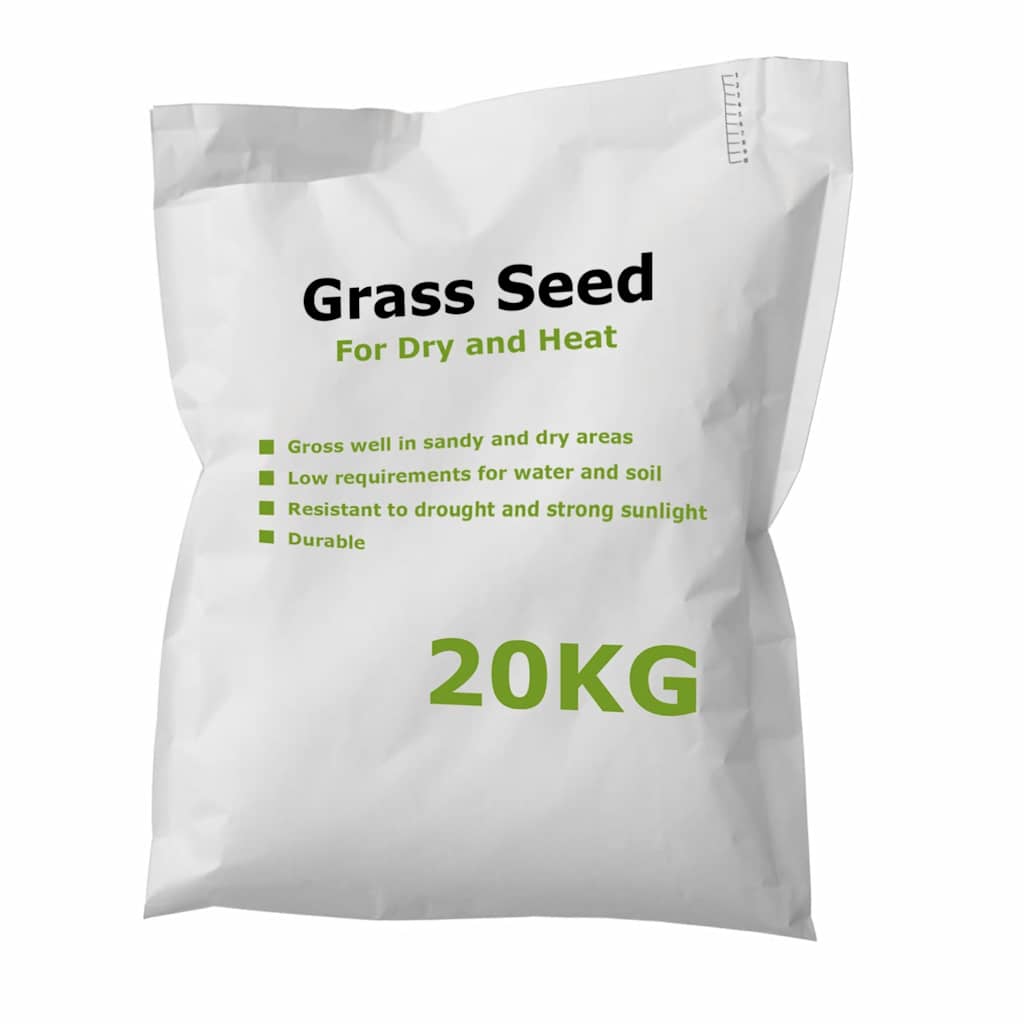 VidaXL Græsfrø til tørke og varme 20 kg