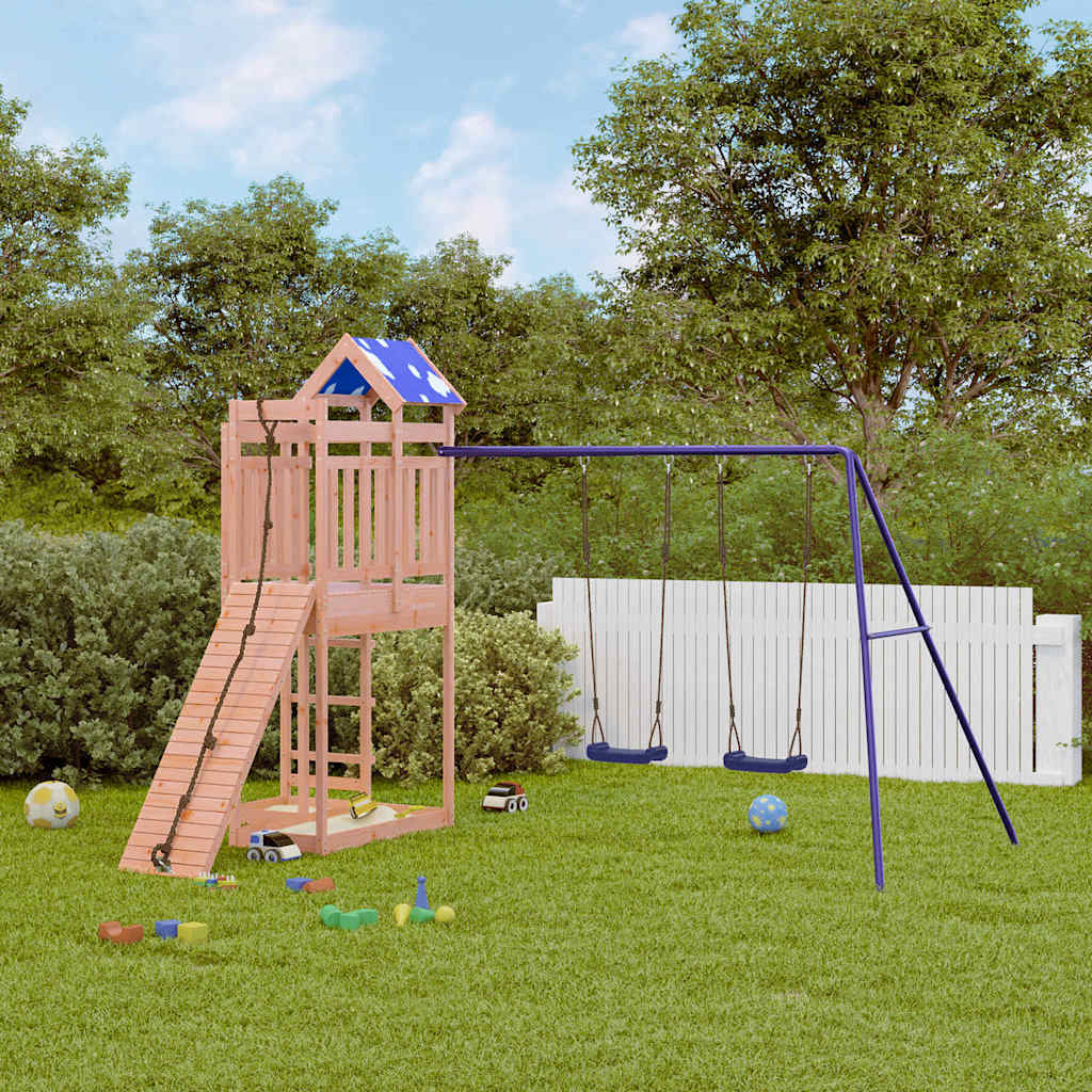 VidaXL Legehus massivt Douglas træ