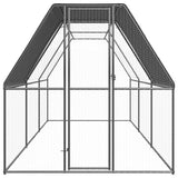 VidaXL hønsegård 2x6x2 m galvaniseret stål