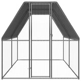 VidaXL hønsegård 2x4x2 m galvaniseret stål