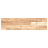 Vidaxl wandschap zwevend 80x20x2 cm onbehandeld massief acaciahout