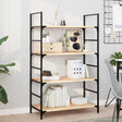 Vidaxl wandschappen 2 st zwevend 80x40x2 cm onbehandeld acaciahout