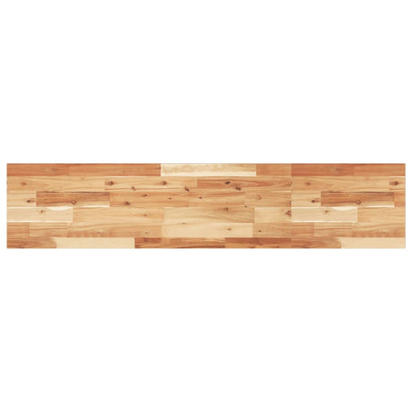 Vidaxl wandschap zwevend olieafwerking 160x30x2 cm massief acaciahout